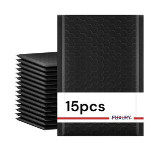 15pack - Bubble Mailer 6x10"   BLACK